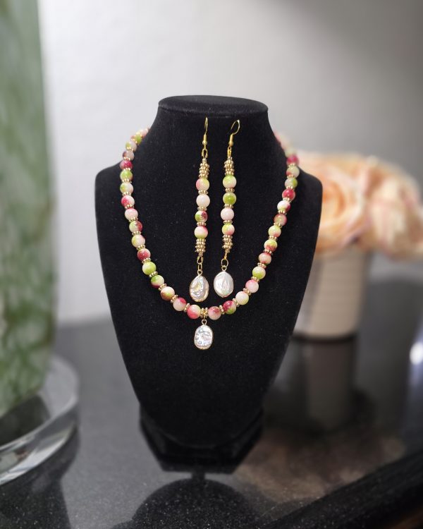 Watermelon Tourmaline Set