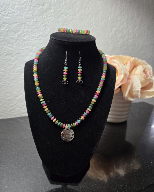 New Give Up Gemstone Jewelry Set